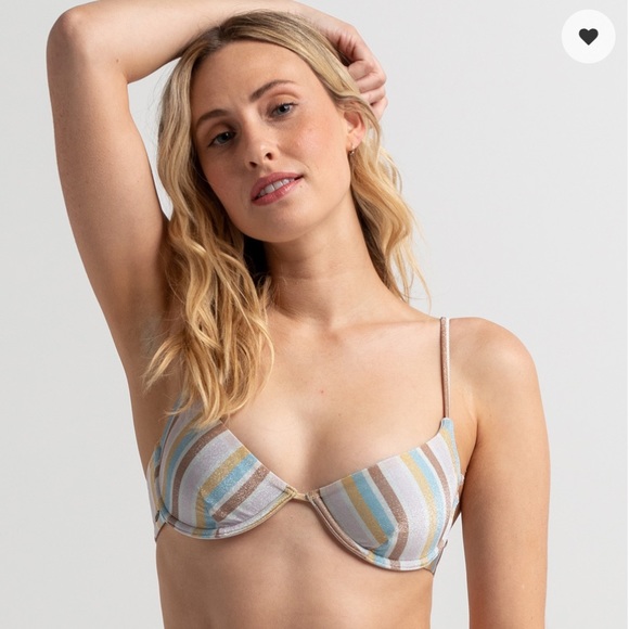 NWT 2-PC O’Neill Heidi Striped Bikini - Picture 6 of 13